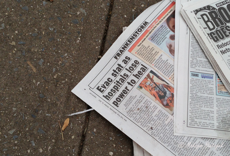 Преса охрестила Сенді Франкенштормом через її широкий радіус покриття